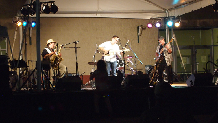 Ben Rice on stage at the Oregon State Fair