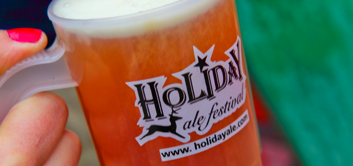 Closeup of Holiday Ale Festival Mug — Timothy Horn Photography