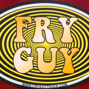 The logo for the Fry Guy food cart