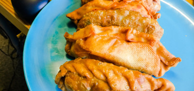 Some of the empanadas served at The Imp and Nada food cart