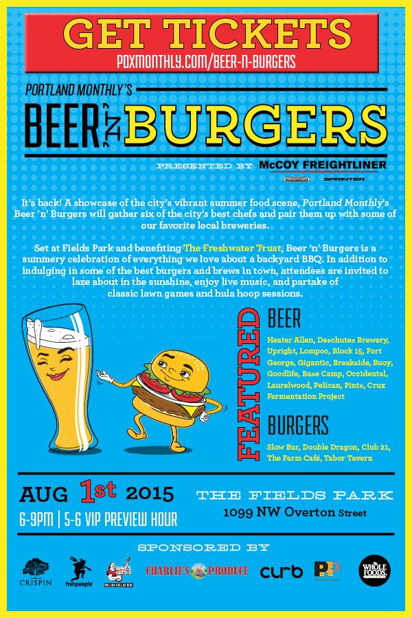 Beer 'n Burgers Poster