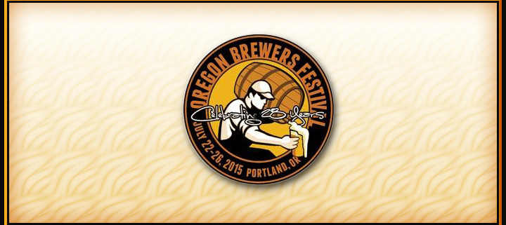 Oregon Brewers Festival Logo on custom background for featured image