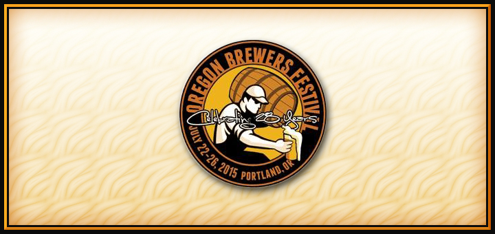 Oregon Brewers Festival Logo on custom background for featured image