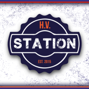 Happy Valley Station Logo on a grunge background