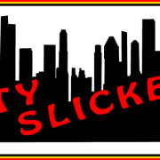 City Slickers name imposed over a city skyline