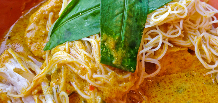 a photo of the laksa curry from the straits kitchen food cart of portland oregon