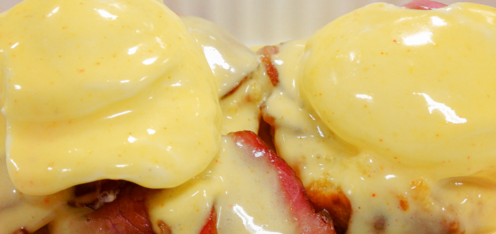 The Eggs Benedict from The Egg Carton food cart