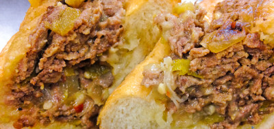 Phatz Philly Cheesesteaks Southwest cheesesteak sandwich