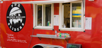 A photo of the PDX Sliders food cart