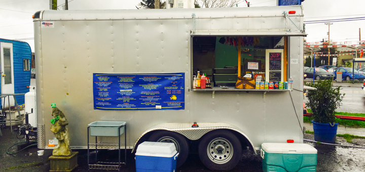 A photo of the Year of the Fish food cart