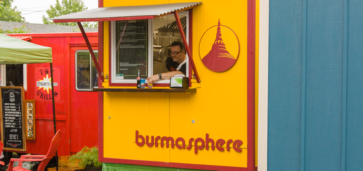 The Burmasphere food cart