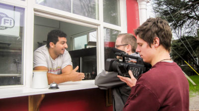 Bryan Sebok interviews Ramy Aramans of Ramy's Lamb Shack about the food carts of Portland for Food Truck The Movie.
